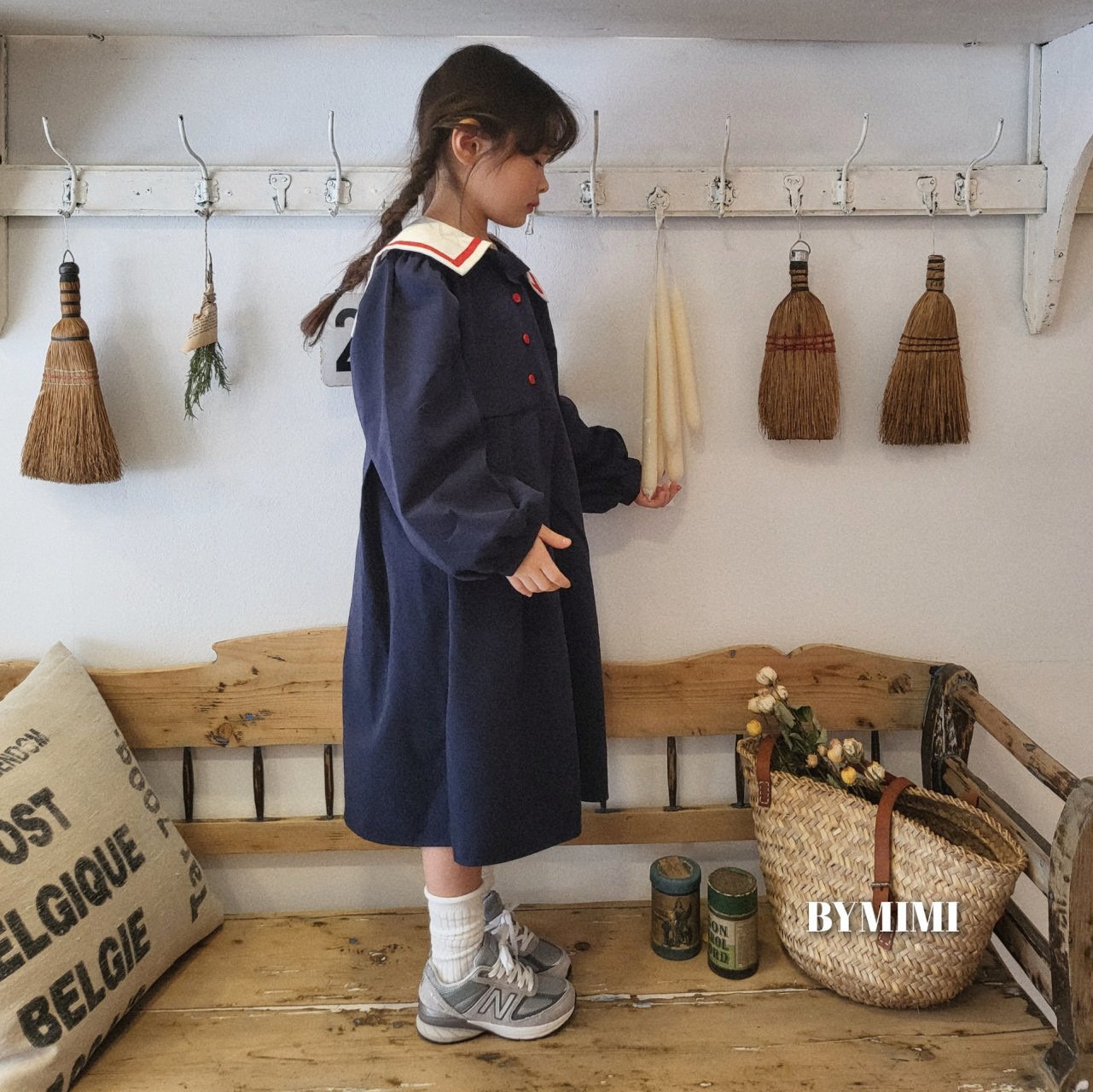 Bymimi - Korean Children Fashion - #prettylittlegirls - Sailor One-piece - 4
