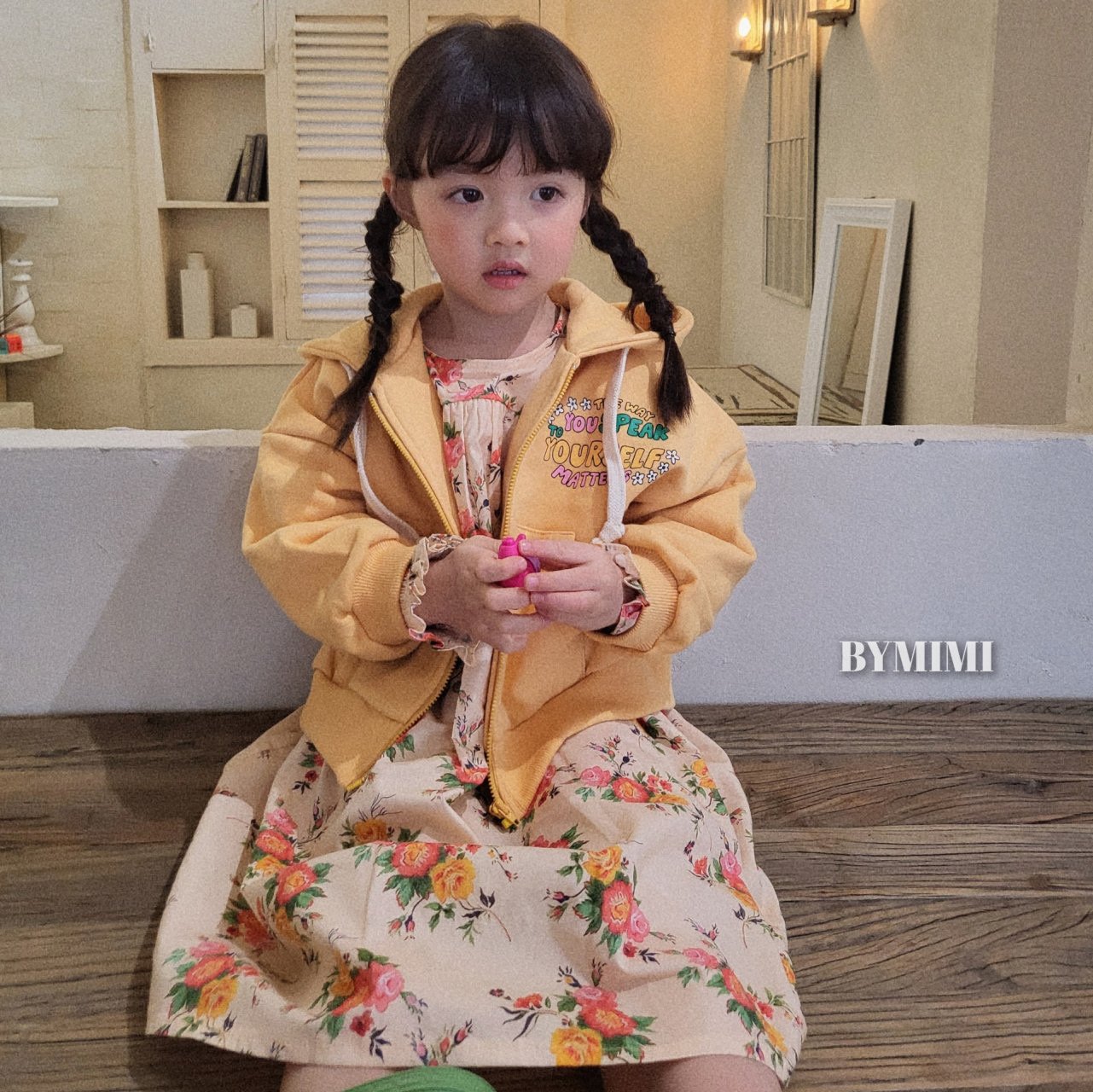 Bymimi - Korean Children Fashion - #toddlerclothing - Mini Hoody Zip-up - 7
