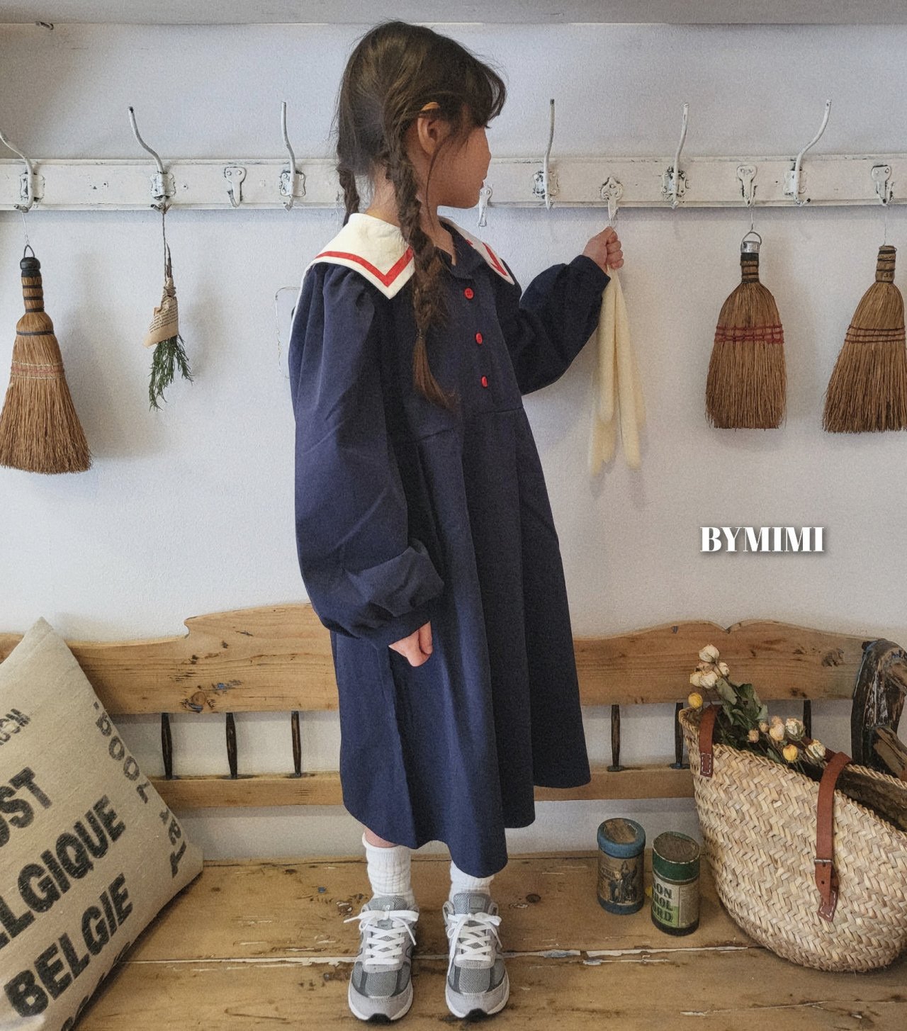 Bymimi - Korean Children Fashion - #toddlerclothing - Sailor One-piece - 5