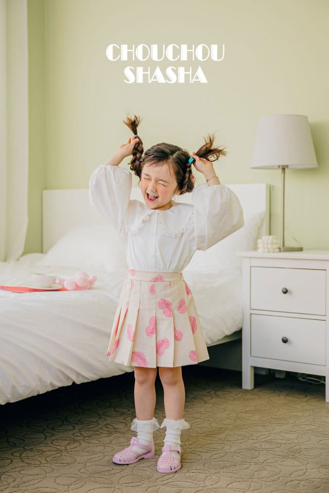 Chouchou Shasha - Korean Children Fashion - #Kfashion4kids - New Wrinkle Skirt - 3