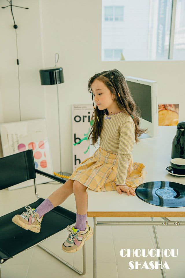 Chouchou Shasha - Korean Children Fashion - #Kfashion4kids - Rollin Stripes Tee - 6