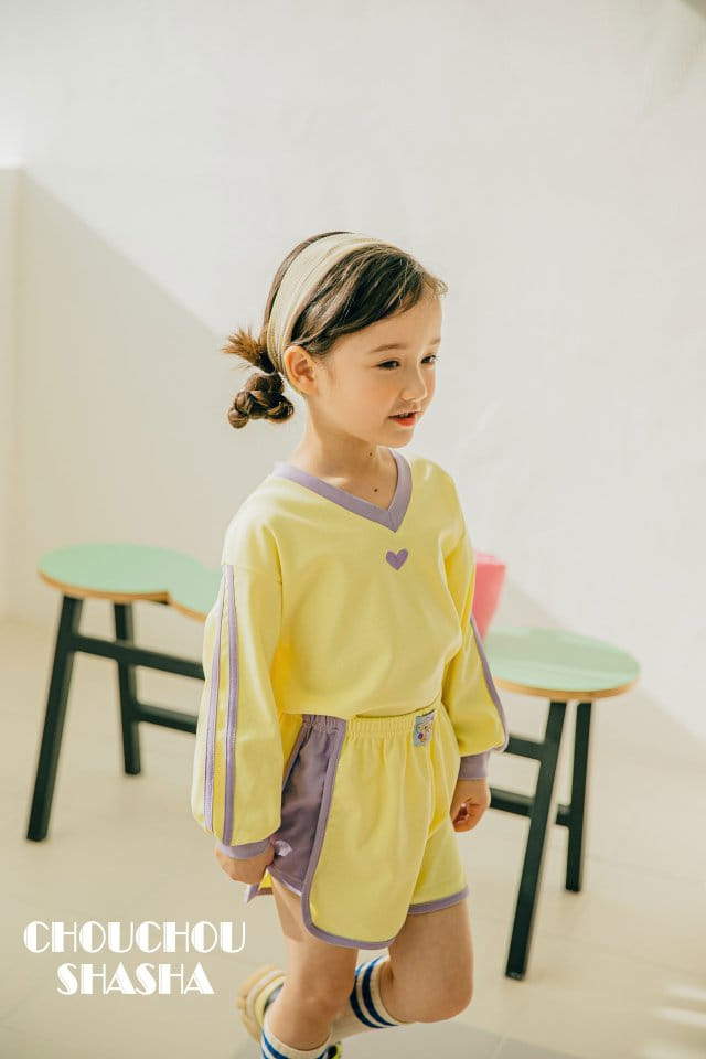 Chouchou Shasha - Korean Children Fashion - #childrensboutique - Harnie V Neck Tee - 2