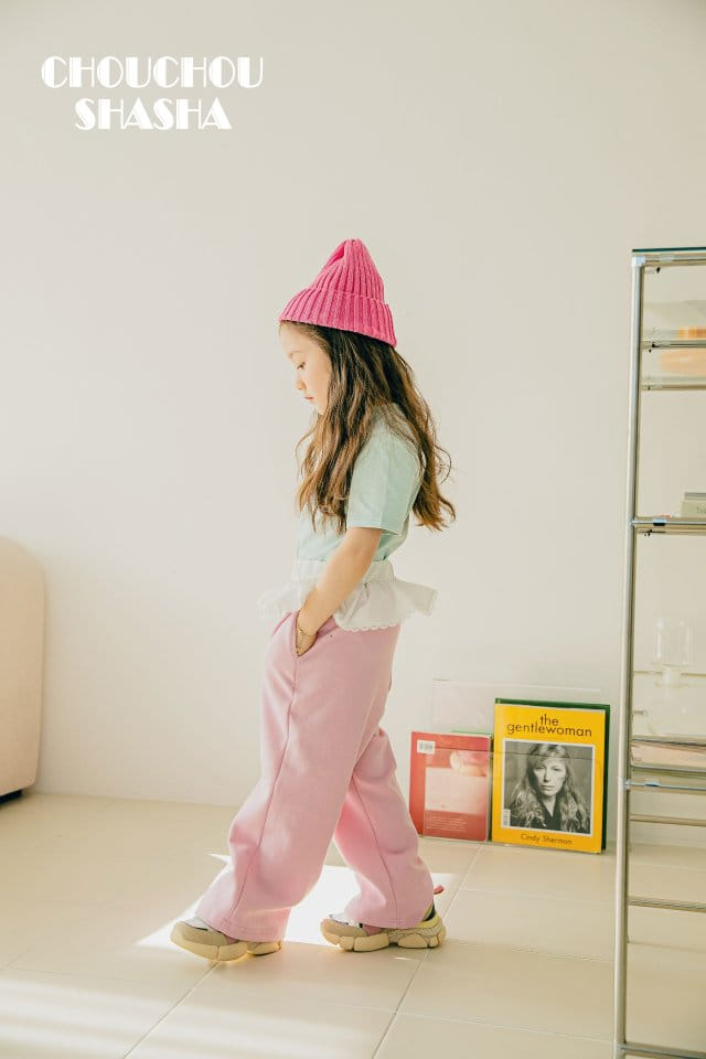 Chouchou Shasha - Korean Children Fashion - #designkidswear - Jenny Lace Pants - 6