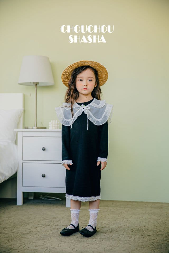 Chouchou Shasha - Korean Children Fashion - #fashionkids - Ruffle Collar - 6