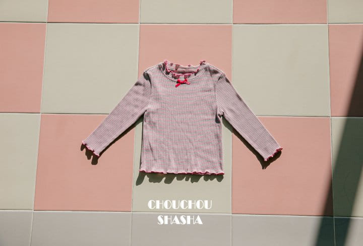 Chouchou Shasha - Korean Children Fashion - #fashionkids - Rollin Stripes Tee - 2