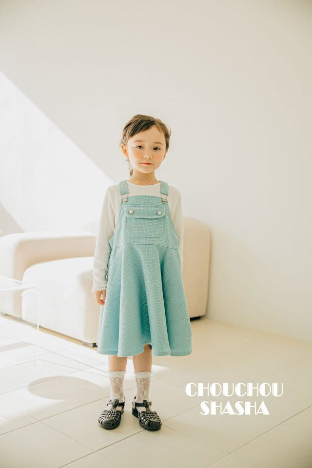 Chouchou Shasha - Korean Children Fashion - #kidsshorts - Coco Overall One-piece - 3