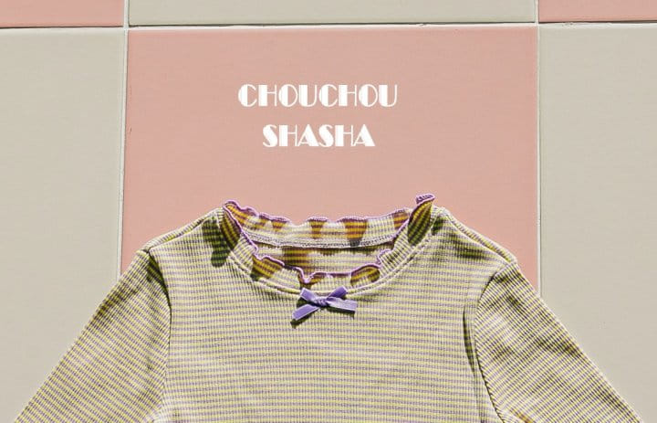 Chouchou Shasha - Korean Children Fashion - #kidsshorts - Rollin Stripes Tee - 3