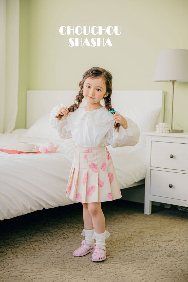 Chouchou Shasha - Korean Children Fashion - #kidzfashiontrend - New Wrinkle Skirt - 2