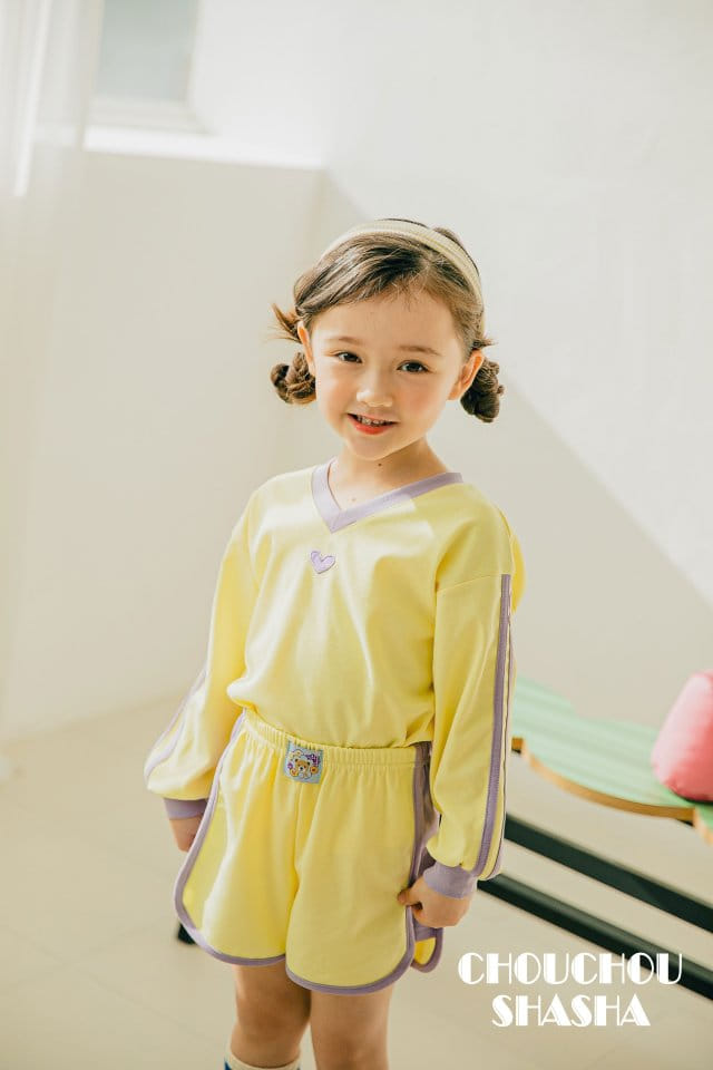 Chouchou Shasha - Korean Children Fashion - #littlefashionista - Harnie V Neck Tee - 10