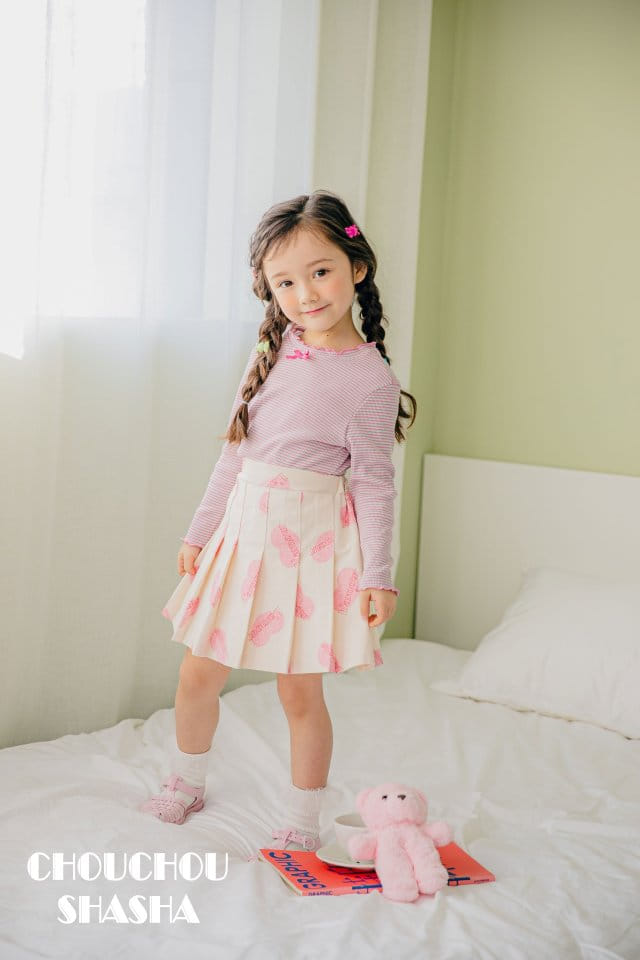 Chouchou Shasha - Korean Children Fashion - #magicofchildhood - New Wrinkle Skirt - 5