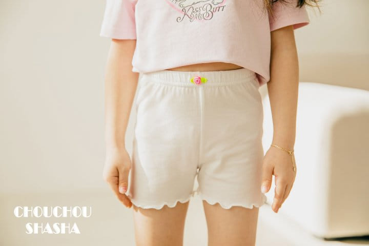 Chouchou Shasha - Korean Children Fashion - #littlefashionista - Flower Leggings - 4