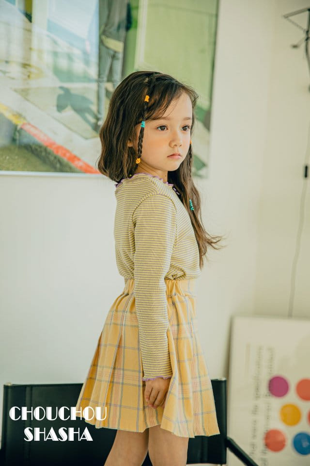 Chouchou Shasha - Korean Children Fashion - #magicofchildhood - Rollin Stripes Tee - 8
