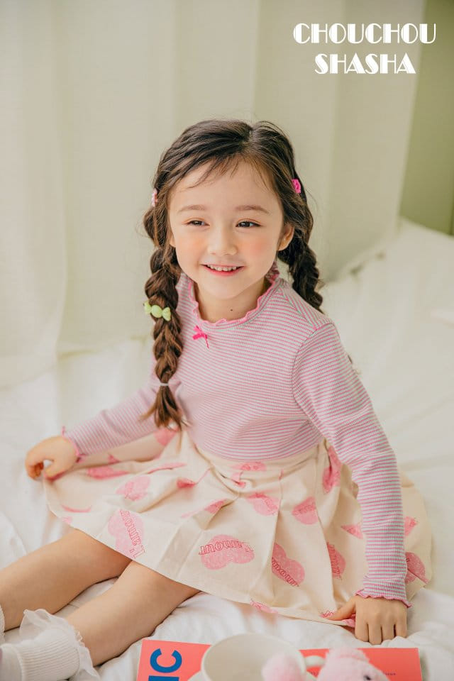 Chouchou Shasha - Korean Children Fashion - #todddlerfashion - Rollin Stripes Tee - 11