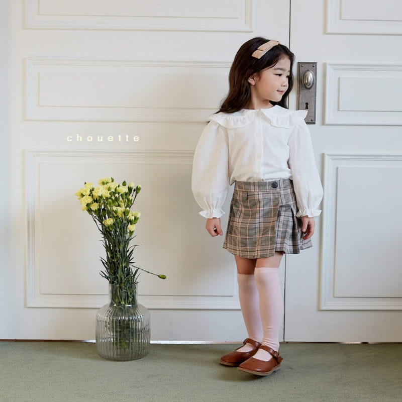 Chouette - Korean Children Fashion - #childofig - ruffle Collar Blouse - 5