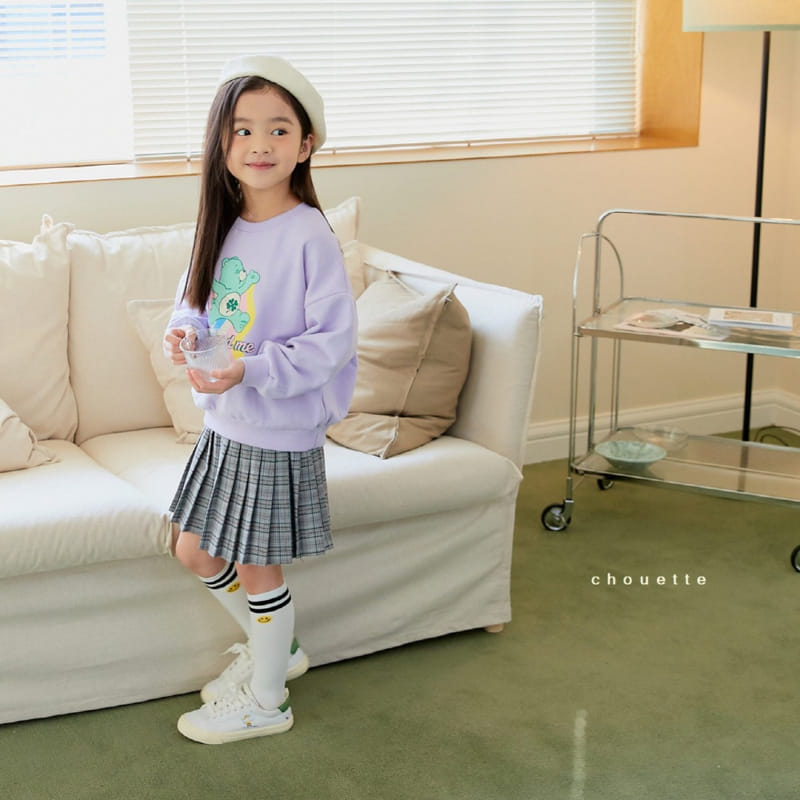 Chouette - Korean Children Fashion - #childofig - Check Wrinkle Skirt - 10