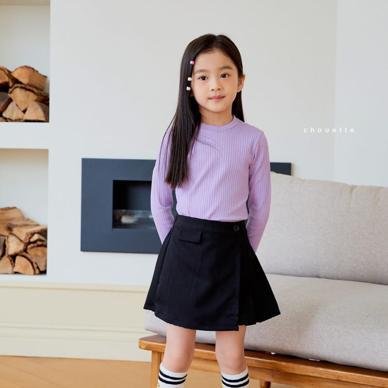Chouette - Korean Children Fashion - #childofig - Modal Rib Tee - 5