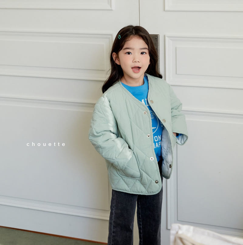 Chouette - Korean Children Fashion - #childofig - Milk Tea Quilting Jumper