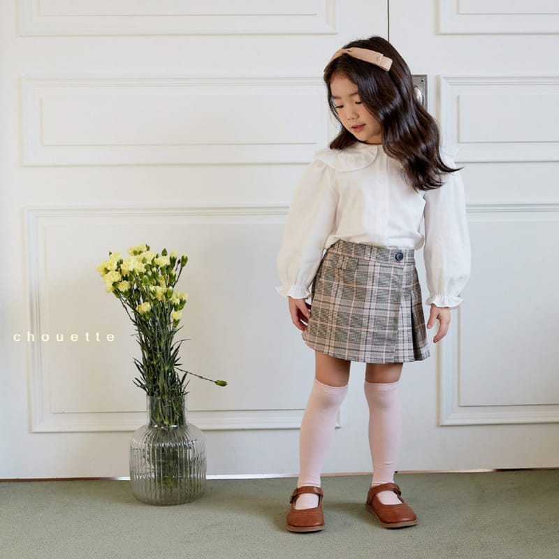 Chouette - Korean Children Fashion - #childrensboutique - ruffle Collar Blouse - 6