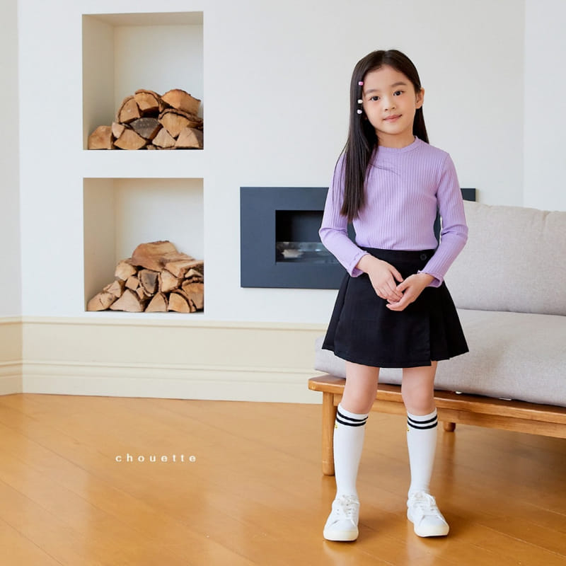 Chouette - Korean Children Fashion - #childrensboutique - Modal Rib Tee - 6