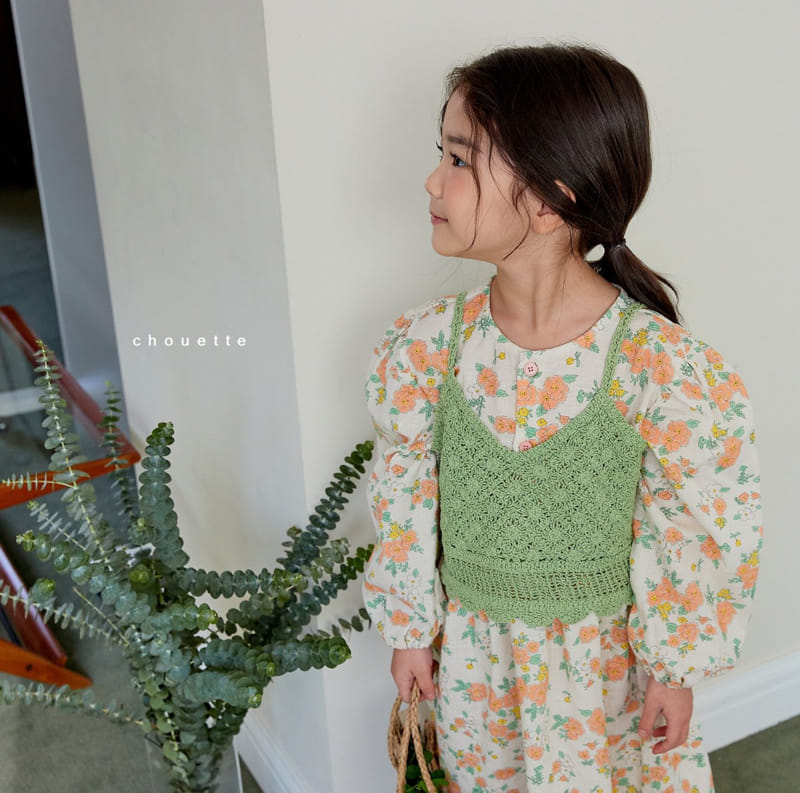 Chouette - Korean Children Fashion - #childrensboutique - Bustier Vest S~M
