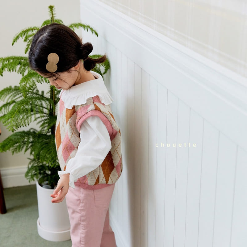 Chouette - Korean Children Fashion - #designkidswear - ruffle Collar Blouse - 7