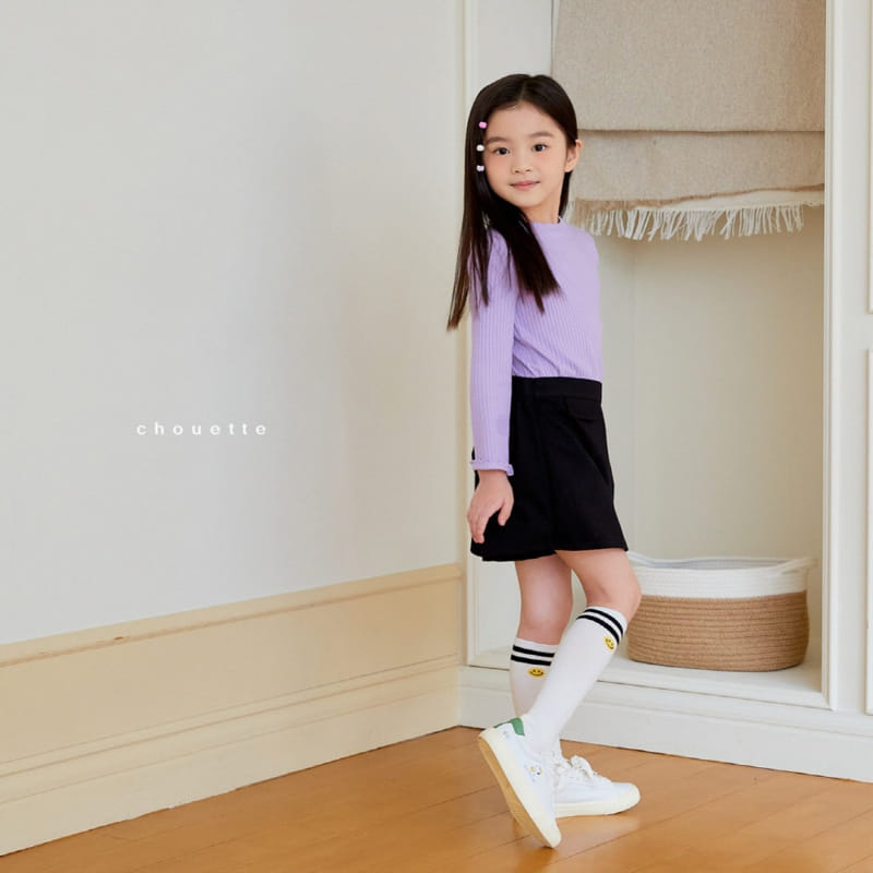 Chouette - Korean Children Fashion - #designkidswear - Modal Rib Tee - 7