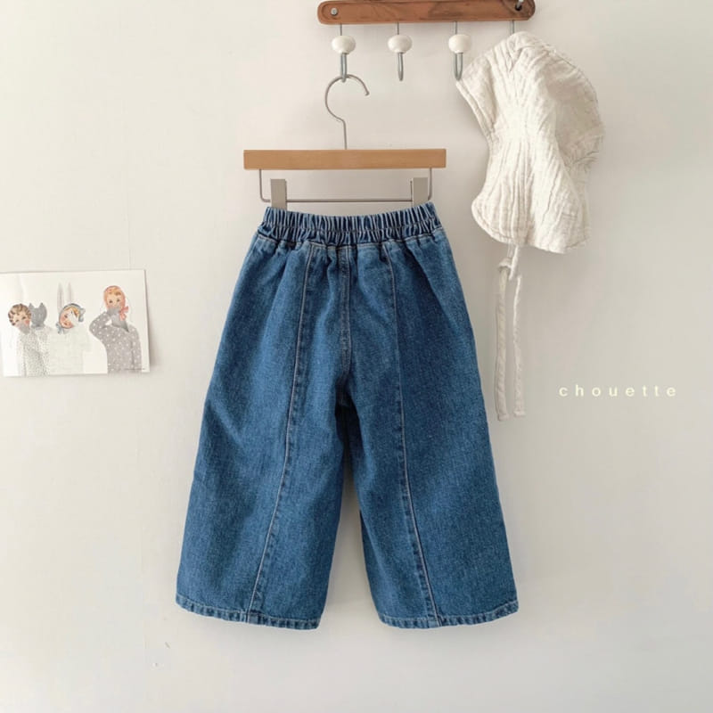 Chouette - Korean Children Fashion - #discoveringself - Pocket Wide Jeans - 9