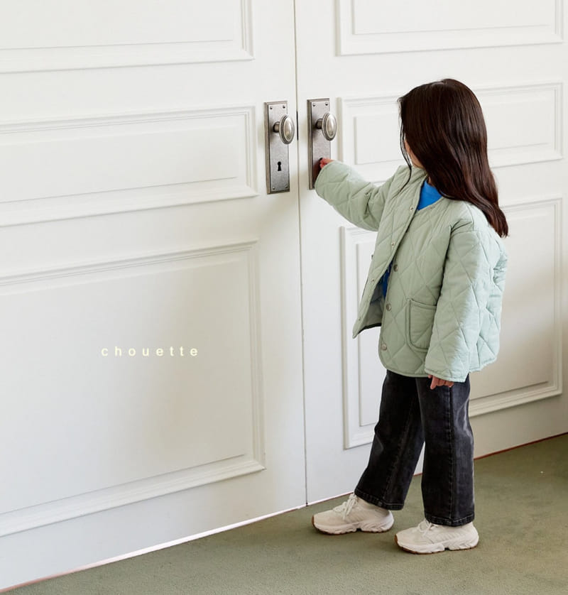 Chouette - Korean Children Fashion - #fashionkids - Milk Tea Quilting Jumper - 6