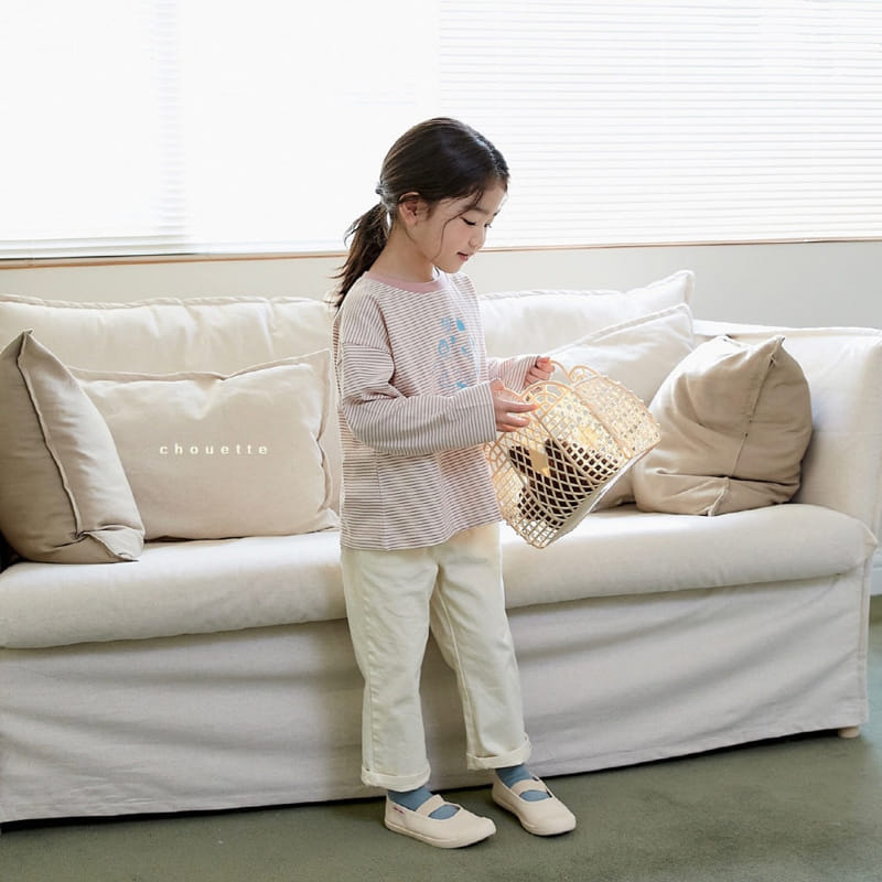 Chouette - Korean Children Fashion - #kidsshorts - Vanila Cotton Span Pants - 9