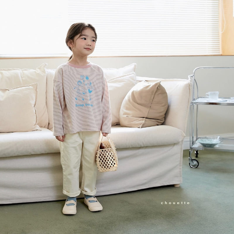 Chouette - Korean Children Fashion - #kidsstore - Vanila Cotton Span Pants - 10