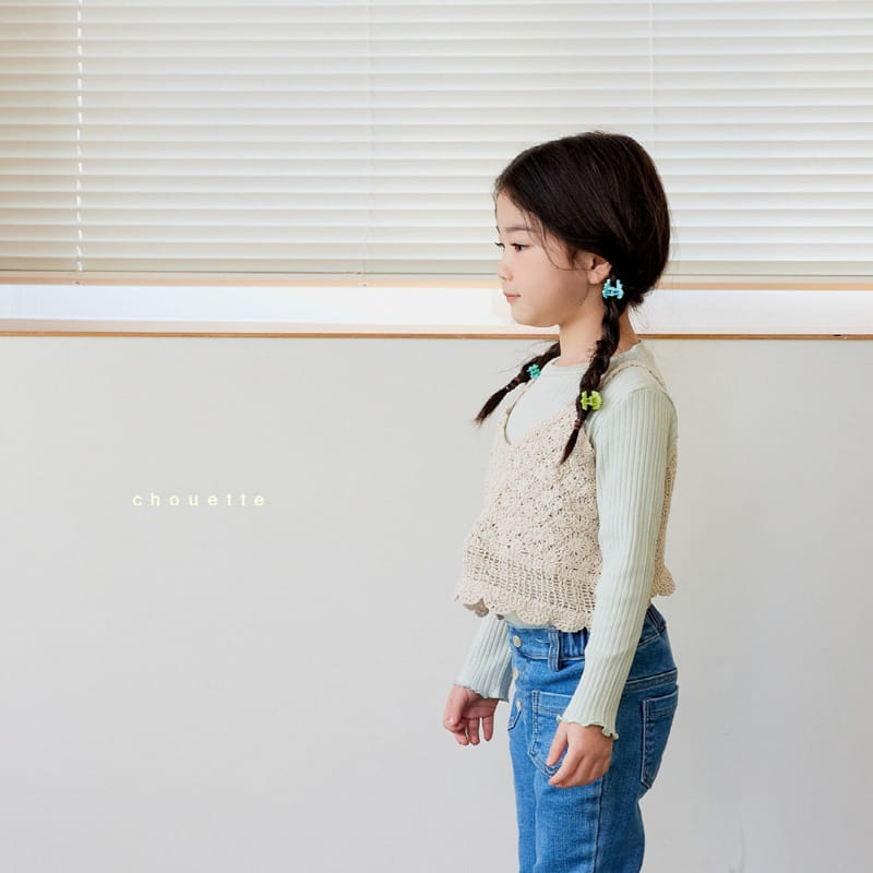 Chouette - Korean Children Fashion - #kidsstore - Modal Rib Tee - 11