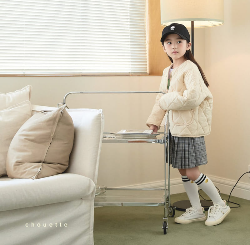 Chouette - Korean Children Fashion - #magicofchildhood - Milk Tea Quilting Jumper - 12