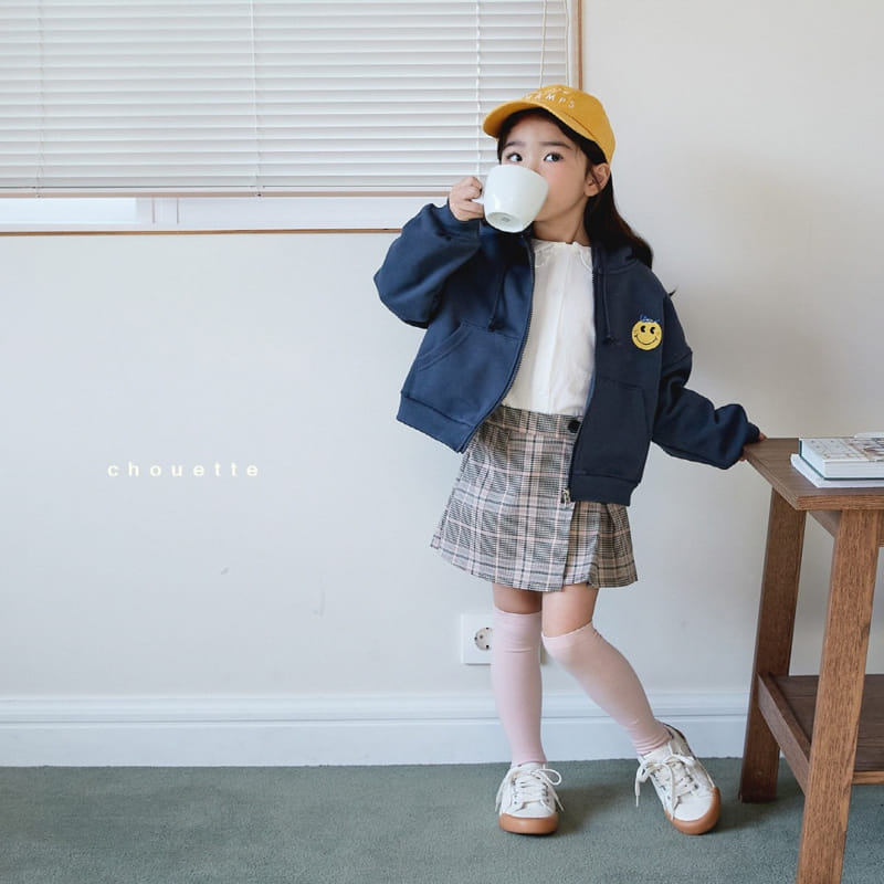Chouette - Korean Children Fashion - #minifashionista - Smile Zip-up Jumper
