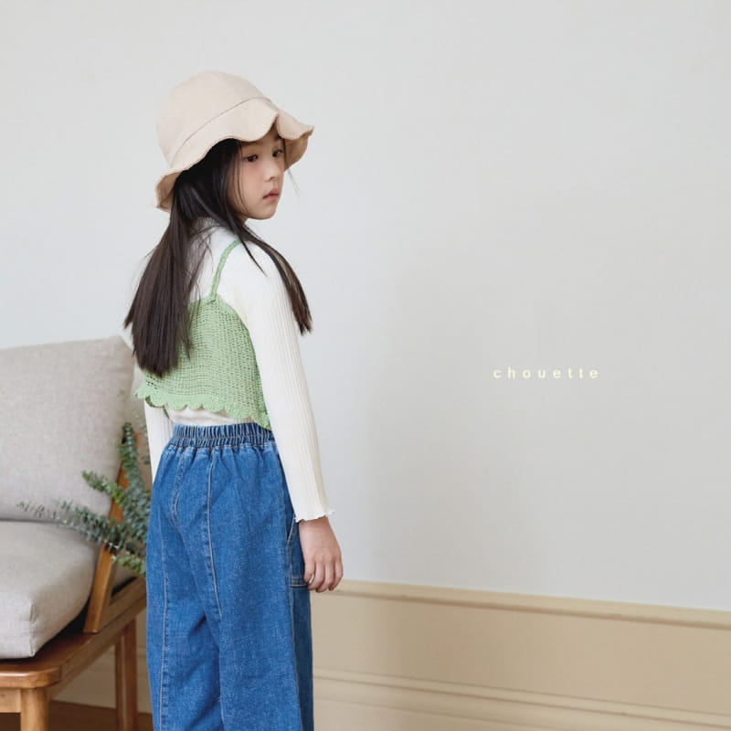 Chouette - Korean Children Fashion - #minifashionista - Pocket Wide Jeans - 3