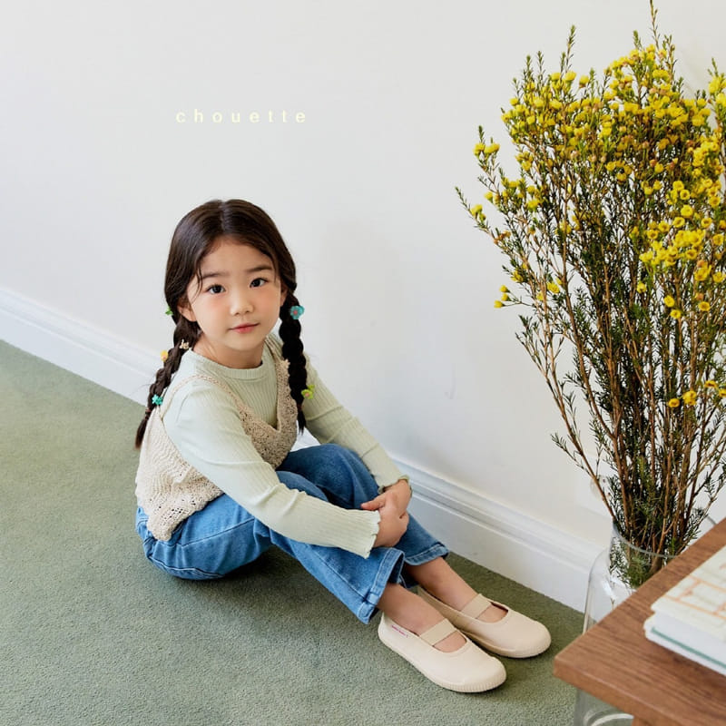 Chouette - Korean Children Fashion - #minifashionista - Modal Rib Tee - 2