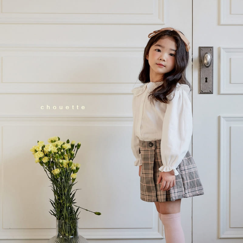 Chouette - Korean Children Fashion - #prettylittlegirls - ruffle Collar Blouse