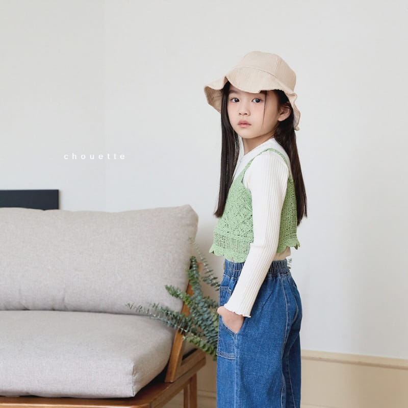 Chouette - Korean Children Fashion - #prettylittlegirls - Modal Rib Tee - 3
