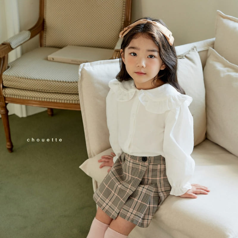 Chouette - Korean Children Fashion - #toddlerclothing - ruffle Collar Blouse - 4