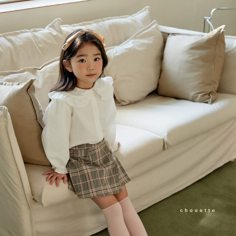 Chouette - Korean Children Fashion - #toddlerclothing - ruffle Collar Blouse - 3