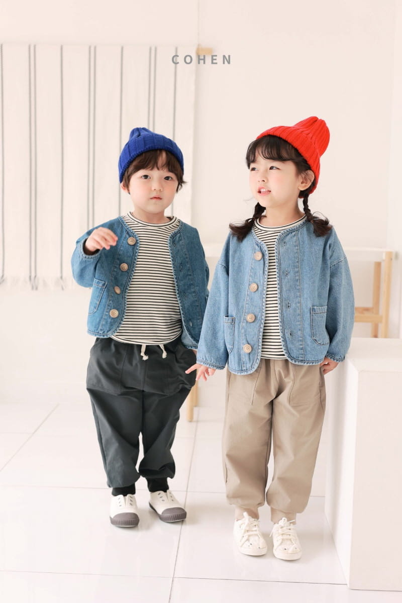 Cohen - Korean Children Fashion - #childofig - Smile Denim Jacket - 6