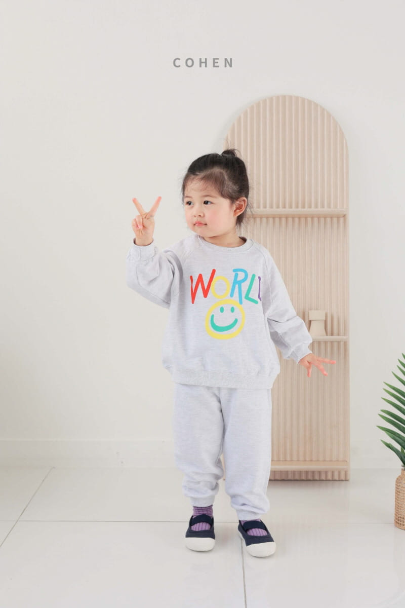 Cohen - Korean Children Fashion - #childofig - Smile Top Bottom Set - 10