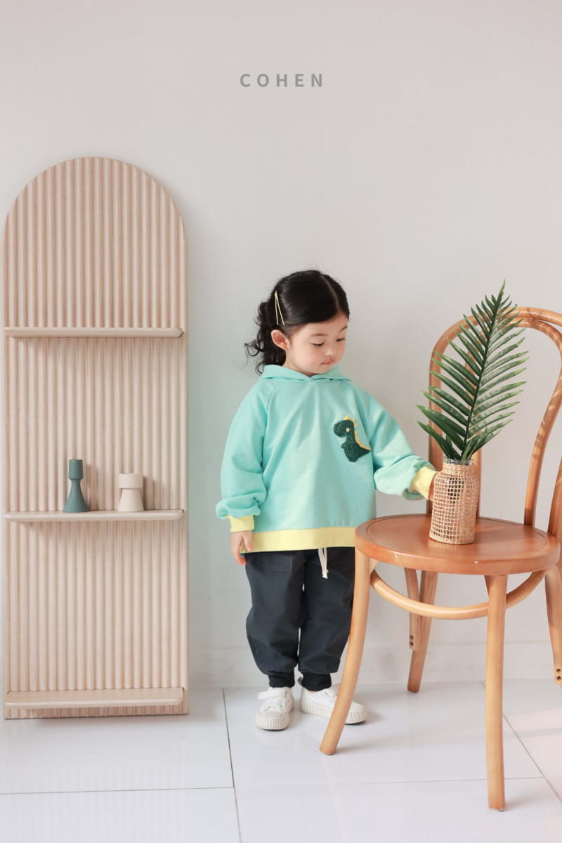 Cohen - Korean Children Fashion - #childrensboutique - Dino Hoody Tee - 5