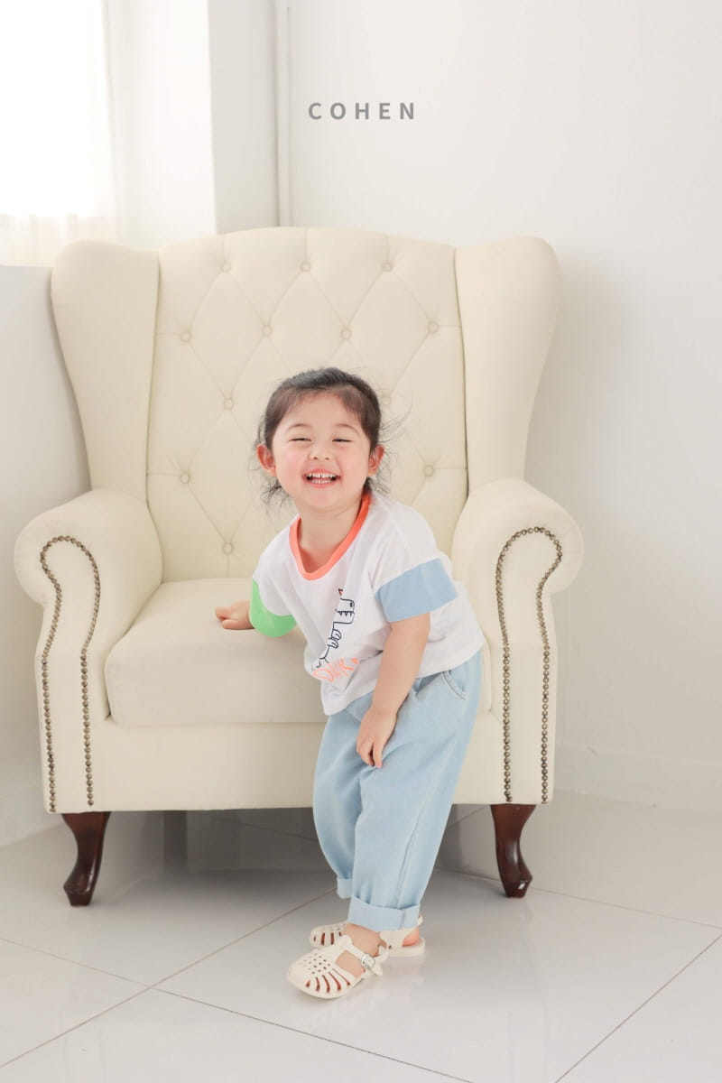 Cohen - Korean Children Fashion - #kidsshorts - Dino Tee - 12