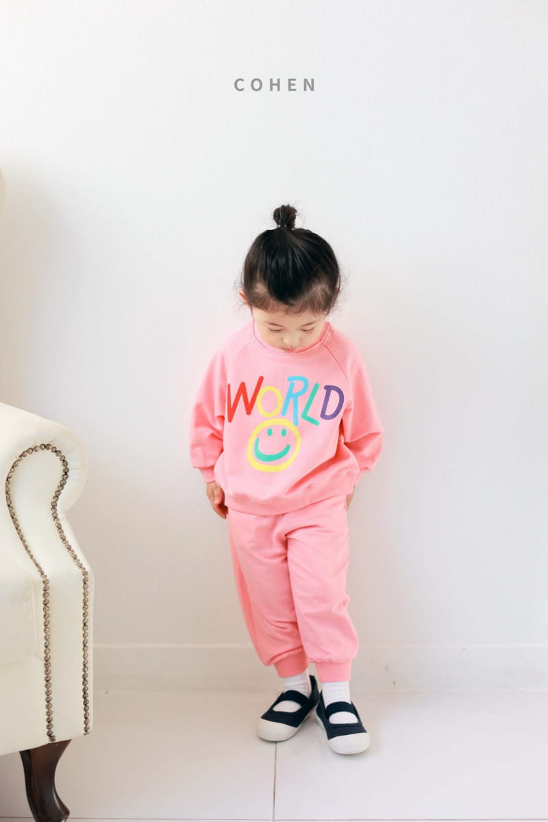 Cohen - Korean Children Fashion - #kidsshorts - Smile Top Bottom Set