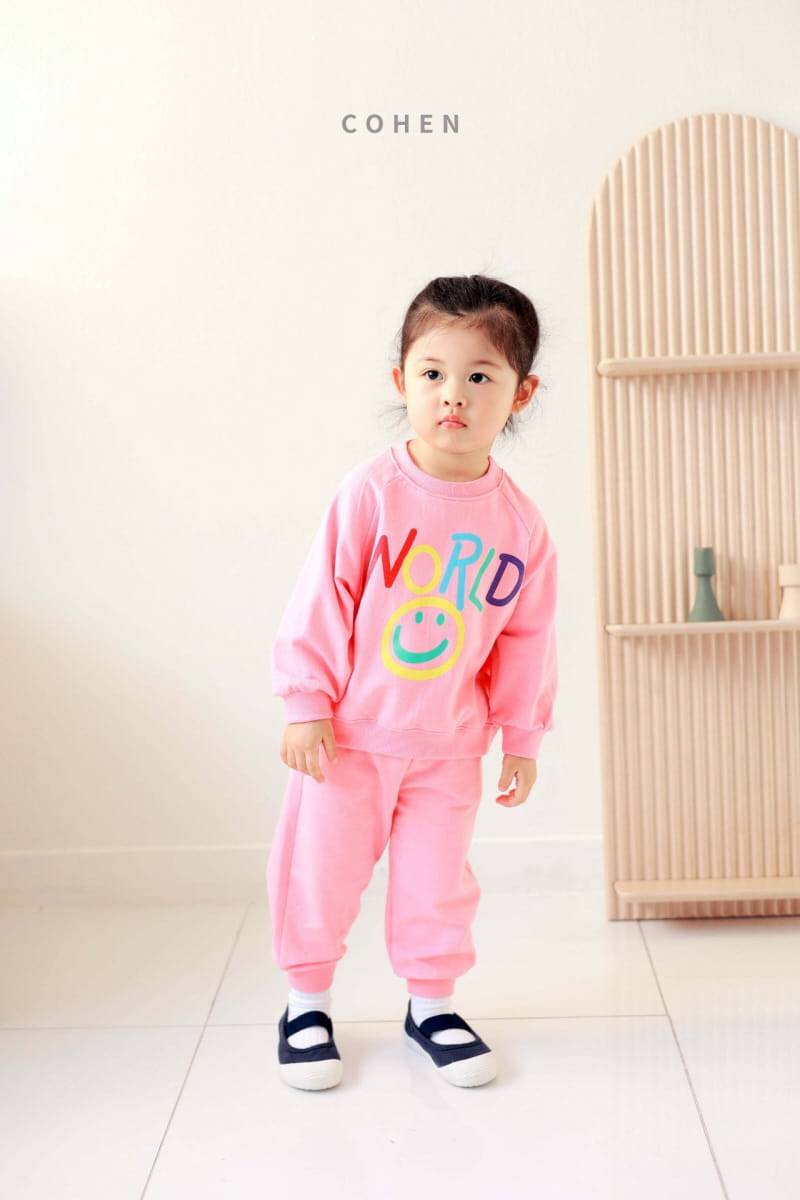 Cohen - Korean Children Fashion - #kidzfashiontrend - Smile Top Bottom Set - 3