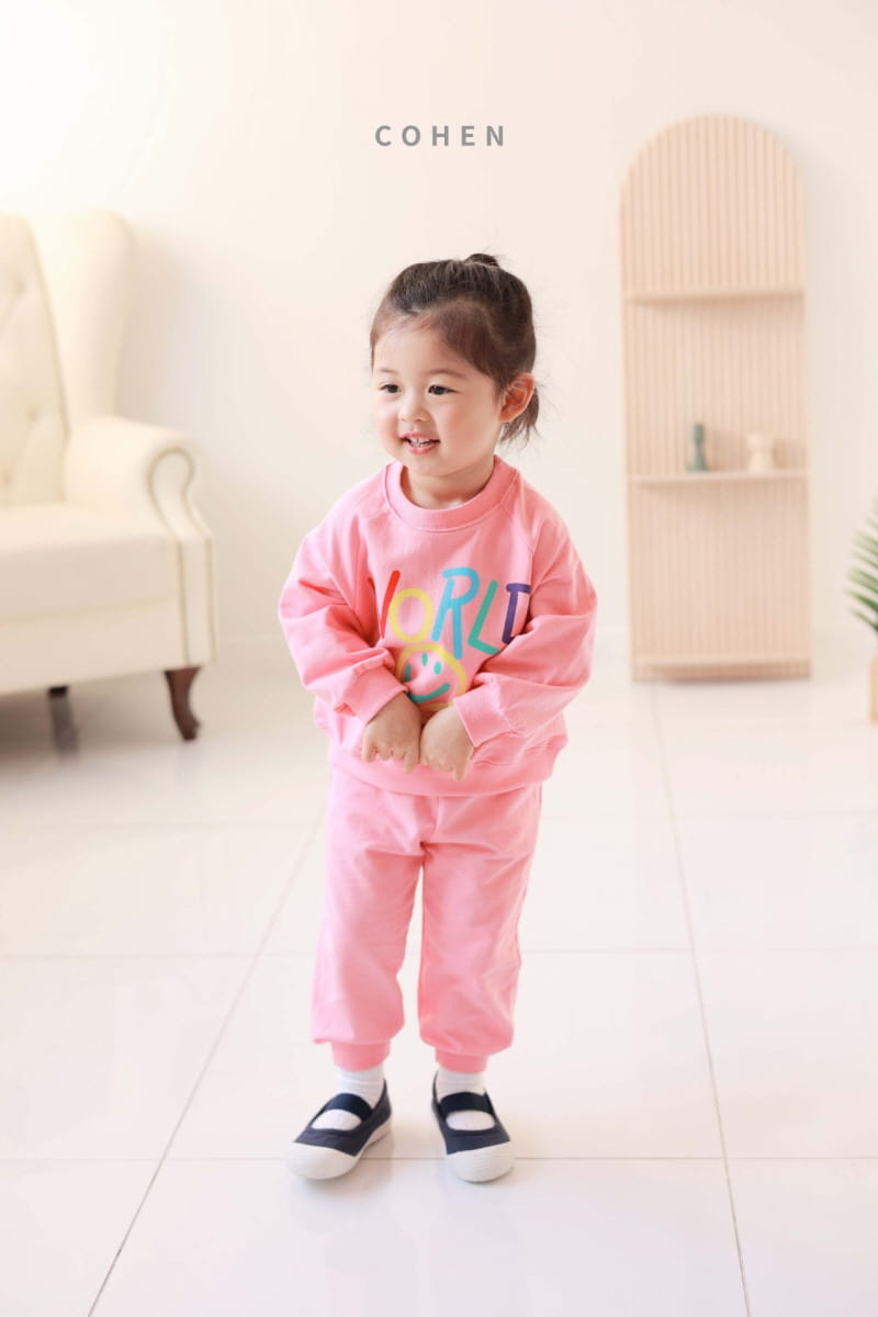Cohen - Korean Children Fashion - #littlefashionista - Smile Top Bottom Set - 5