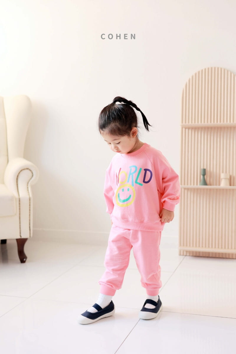 Cohen - Korean Children Fashion - #magicofchildhood - Smile Top Bottom Set - 6
