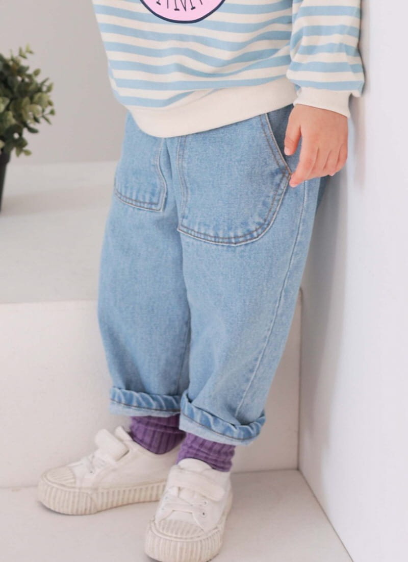 Cohen - Korean Children Fashion - #magicofchildhood - Pocket Jeans