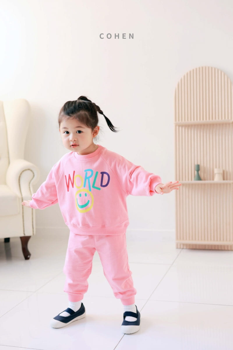 Cohen - Korean Children Fashion - #minifashionista - Smile Top Bottom Set - 7