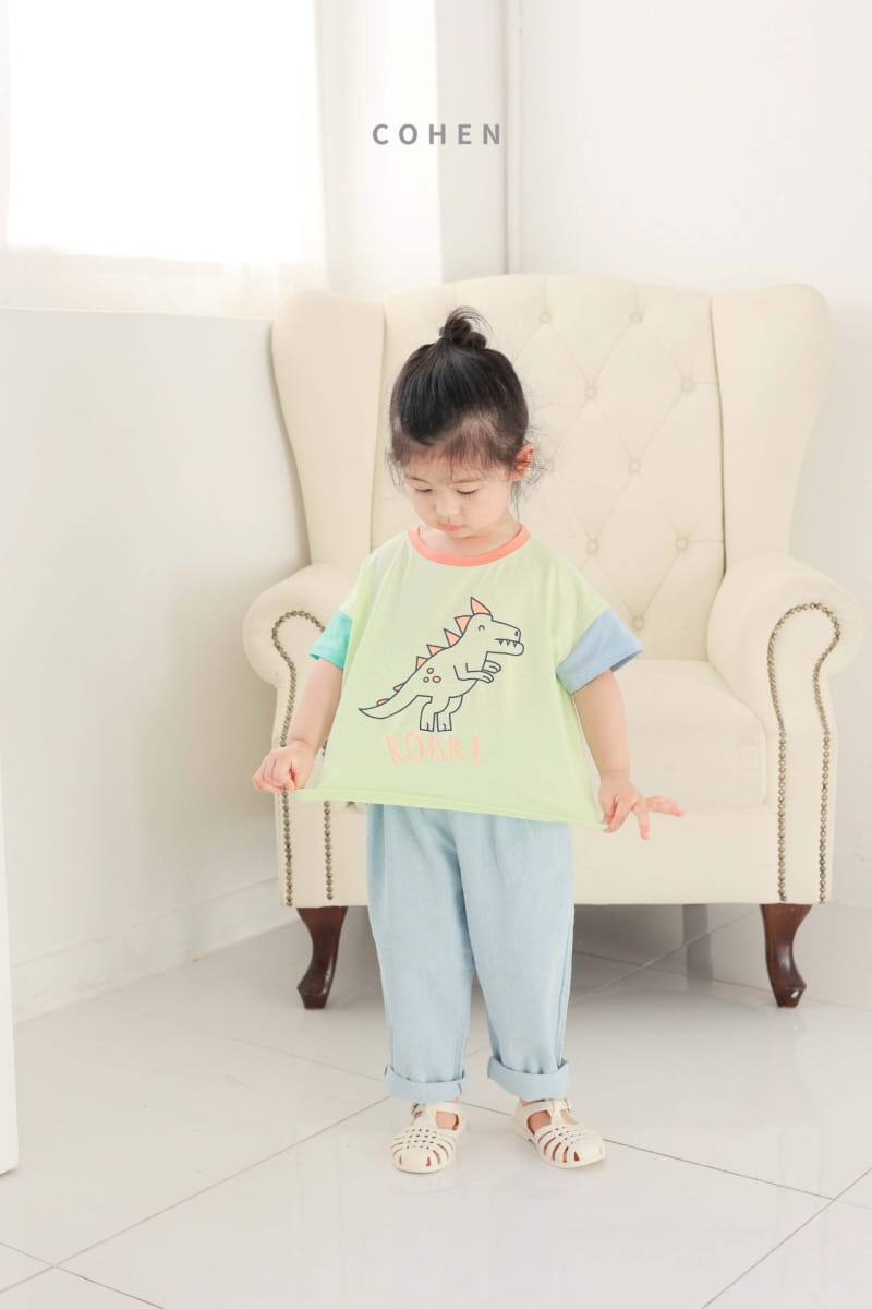 Cohen - Korean Children Fashion - #stylishchildhood - Dino Tee - 6